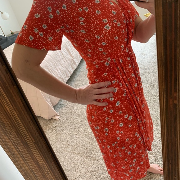 NWT KACHEL x Anthropologie Faux Wrap Dress - Picture 2 of 10